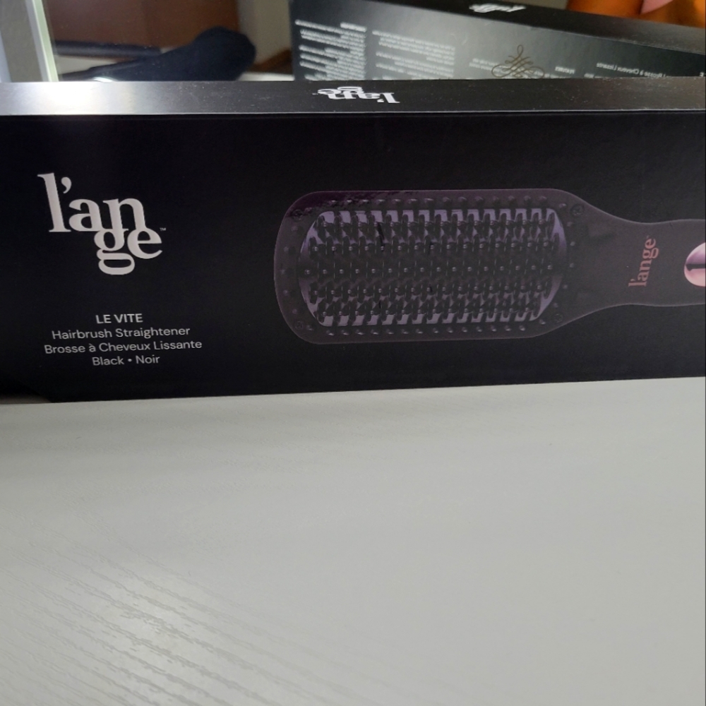 L'ange hairbrush straightener